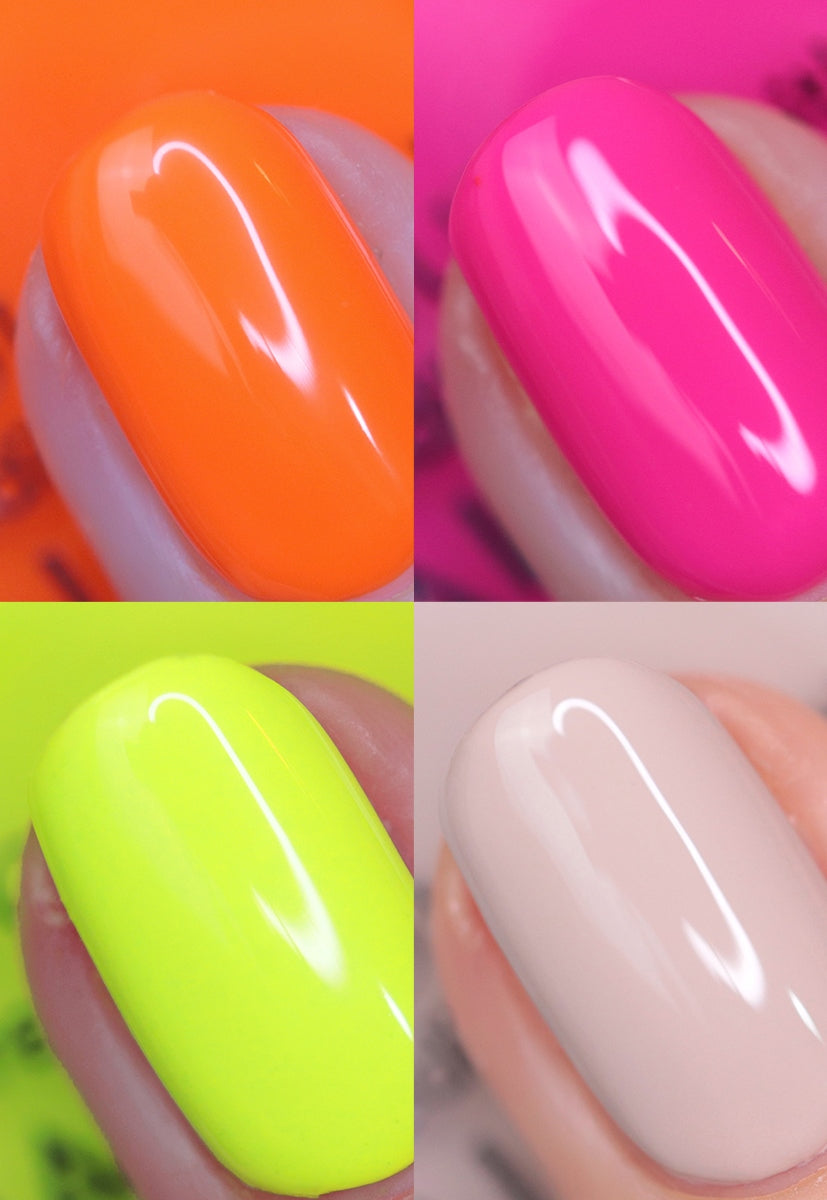 Naked In Neon 4-Piece Nail Polish Set
