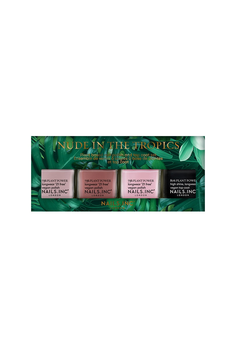 Nude In The Tropics 4-Piece Vegan Nail Polish Set