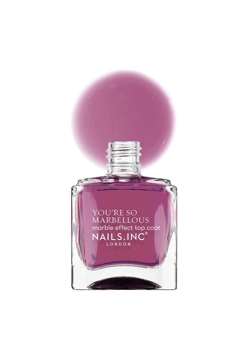 May The Quartz Be With You Marble Effect Nail Polish