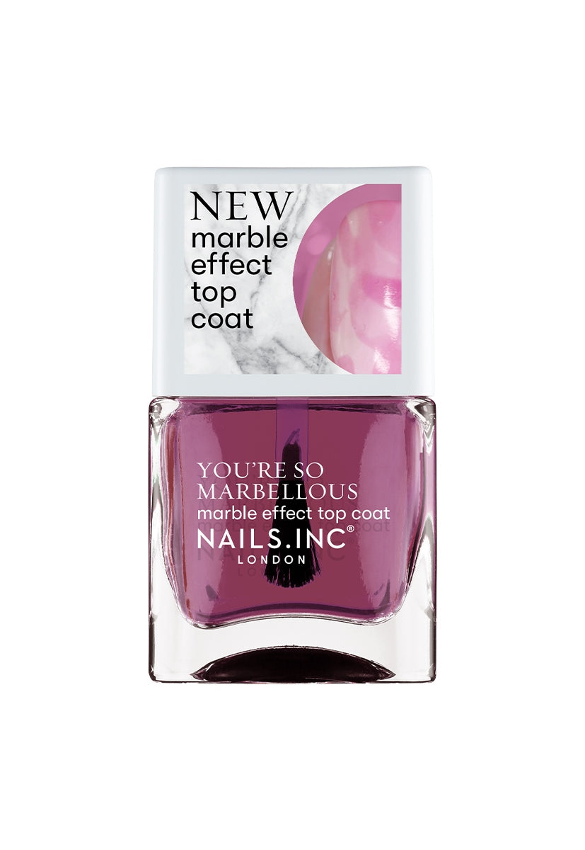 May The Quartz Be With You Marble Effect Nail Polish