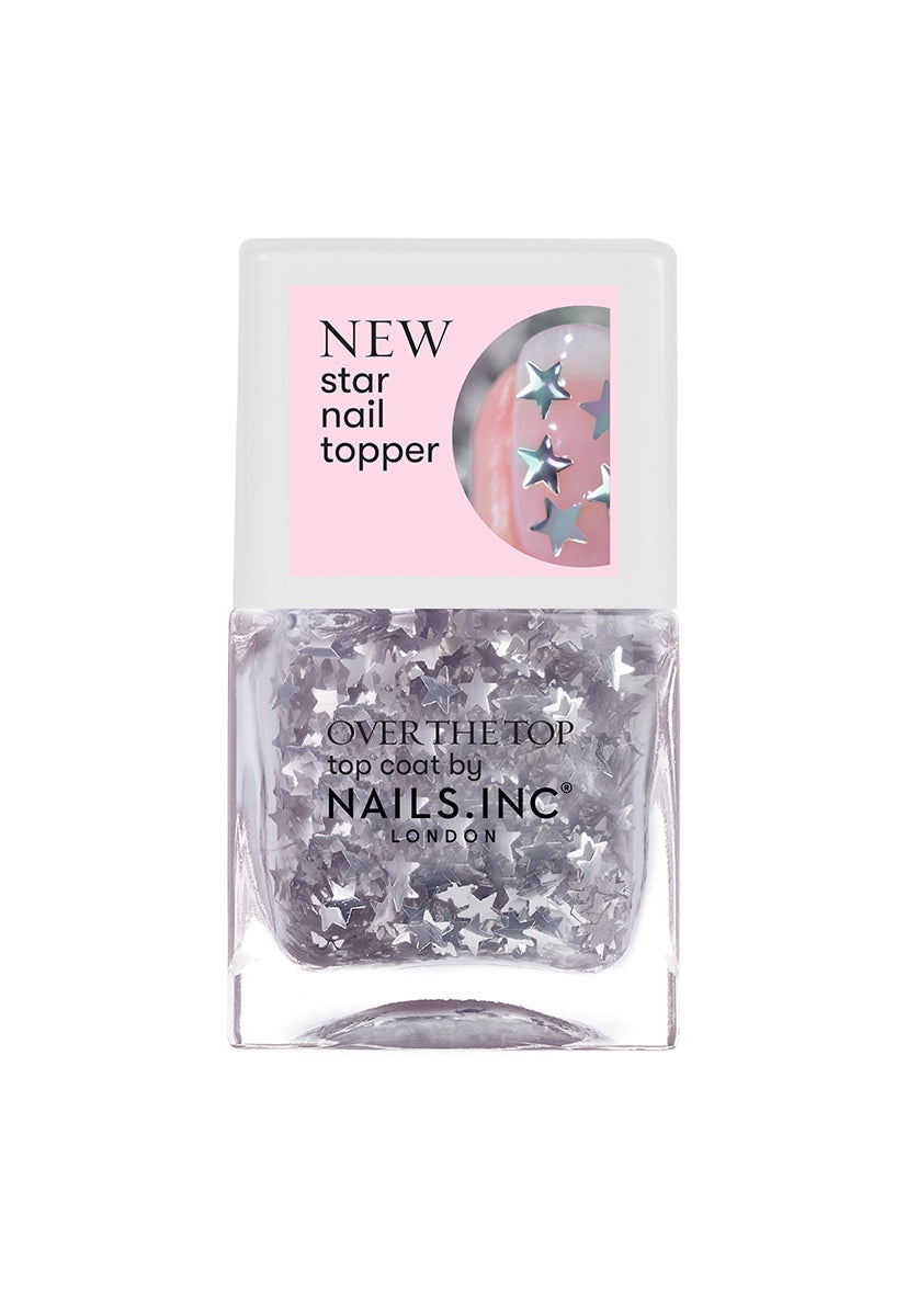 Showstopping In Spitalfields Star Confetti Topper Nail Polish