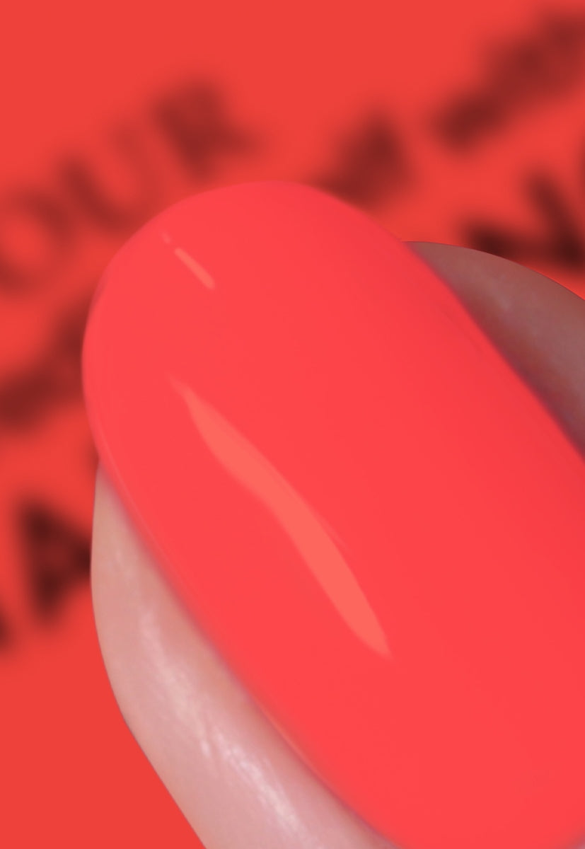 Coral Street Neon Nail Polish