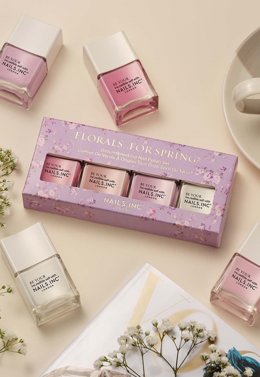 Florals For Spring 4-Piece Nail Polish Set