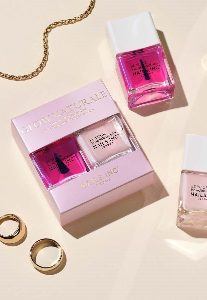 Glow Naturale Glowing Nail Polish Duo