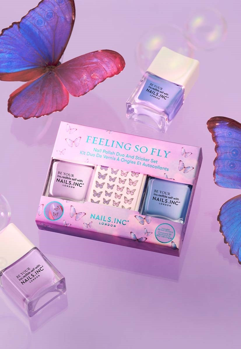 Feeling So Fly Nail Polish and Stickers Set