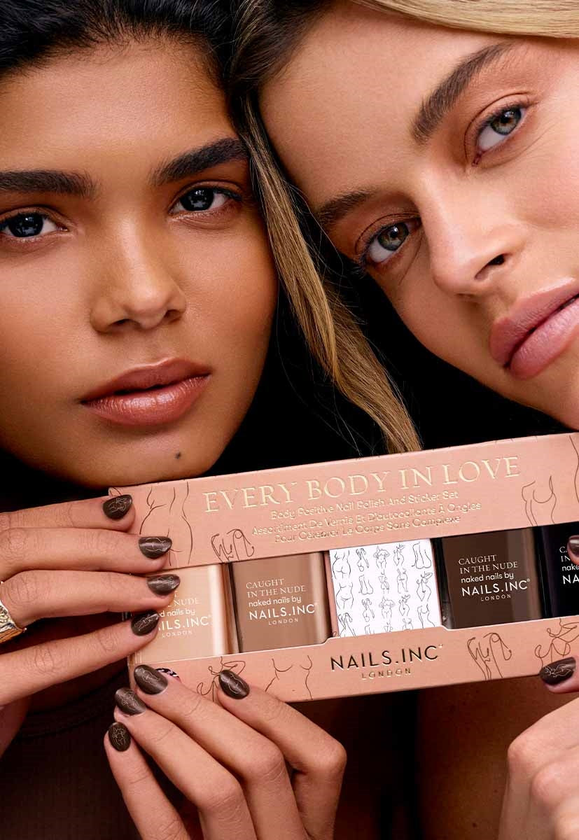 Every Body In Love 4-Piece Nail Polish and Sticker Set