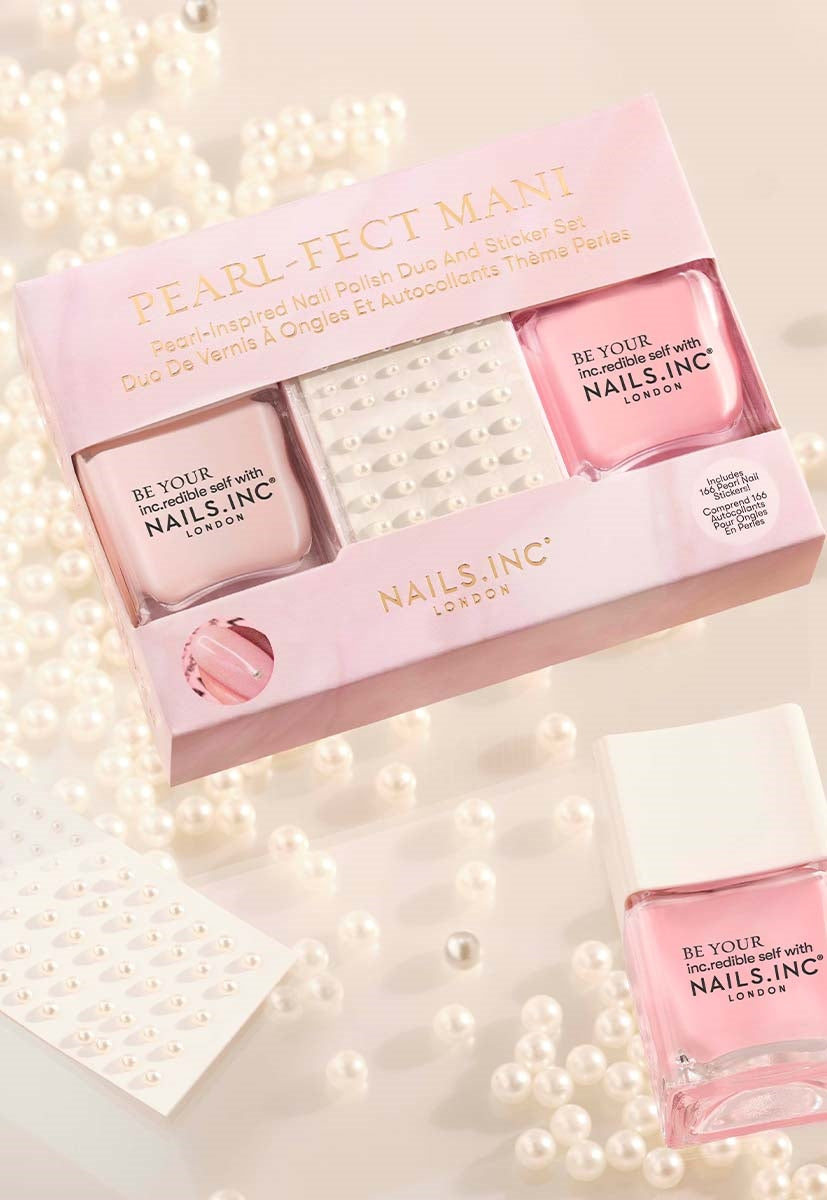Pearl-Fect Mani Nail Polish and Sticker Set