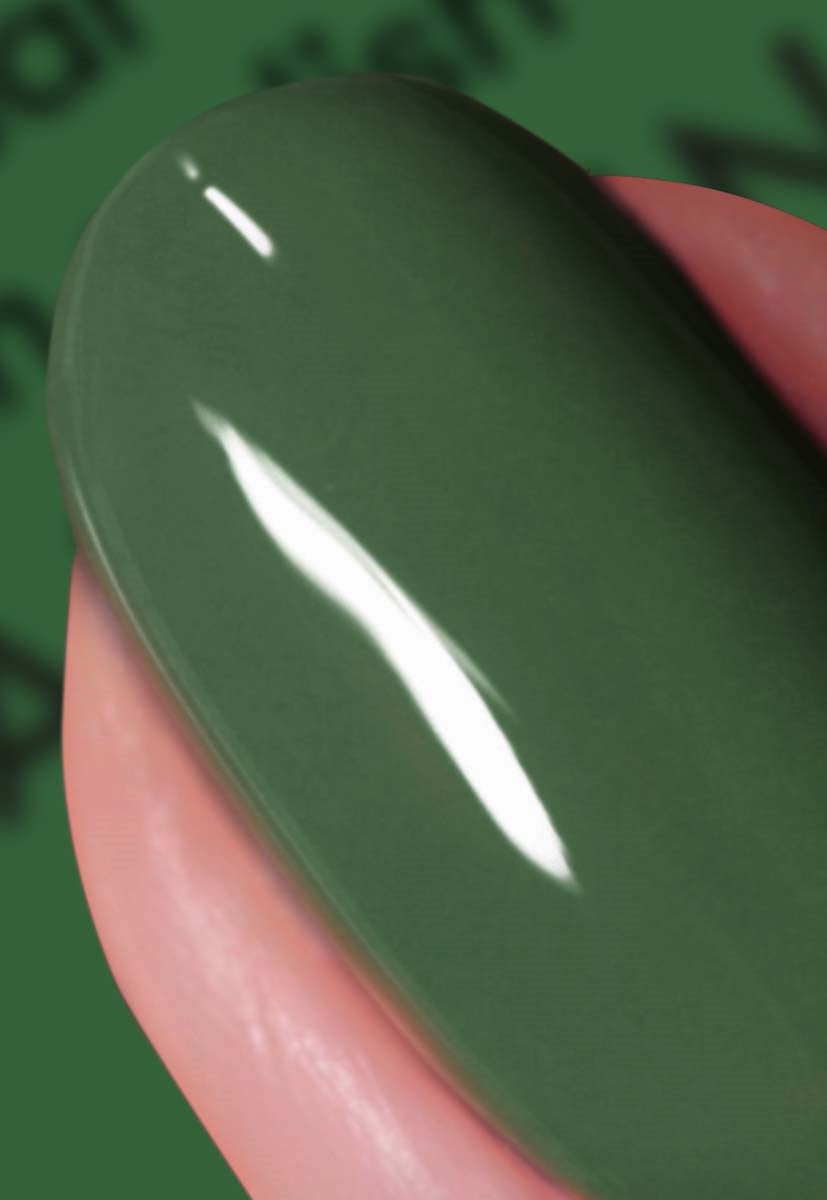 Wipe The Slate Green Plant Power Vegan Nail Polish