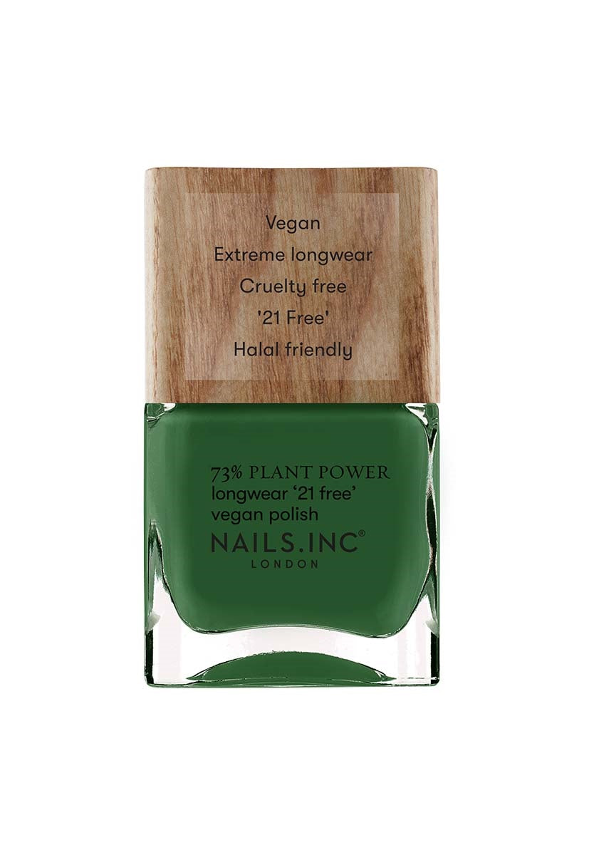Wipe The Slate Green Plant Power Vegan Nail Polish