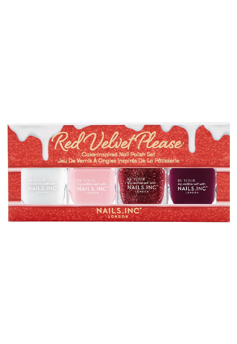 Red Velvet Please 4-Piece Cake-Inspired Nail Polish Set