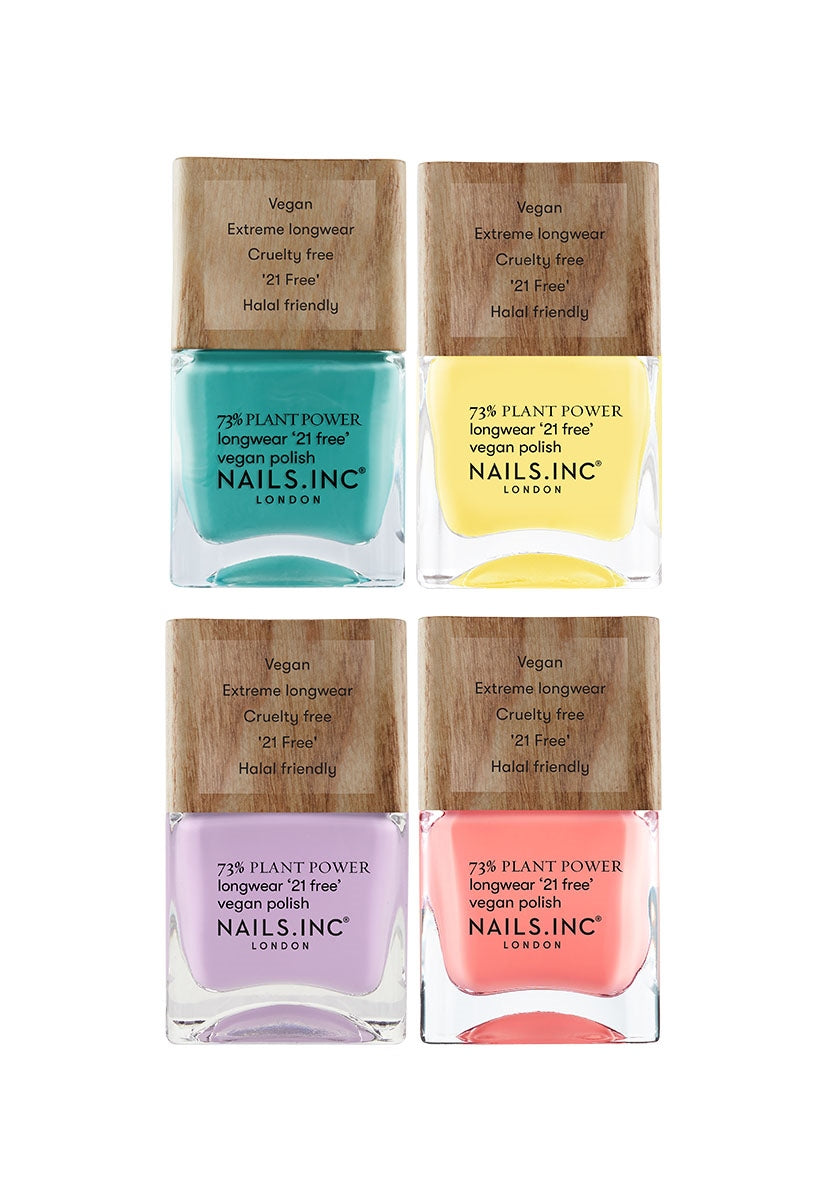 Plant Power Pastels 4-Piece Nail Polish Set
