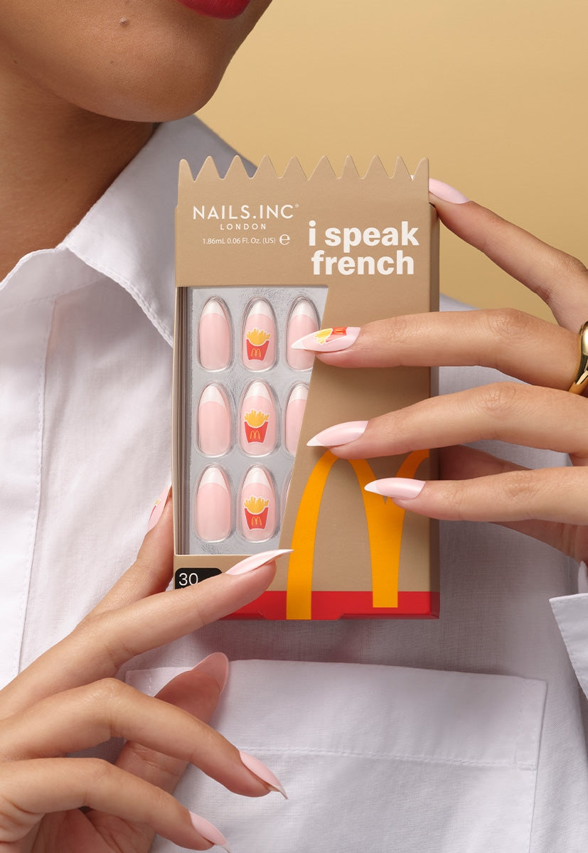 Nails.INC X McDonald's i speak french Press On Nails