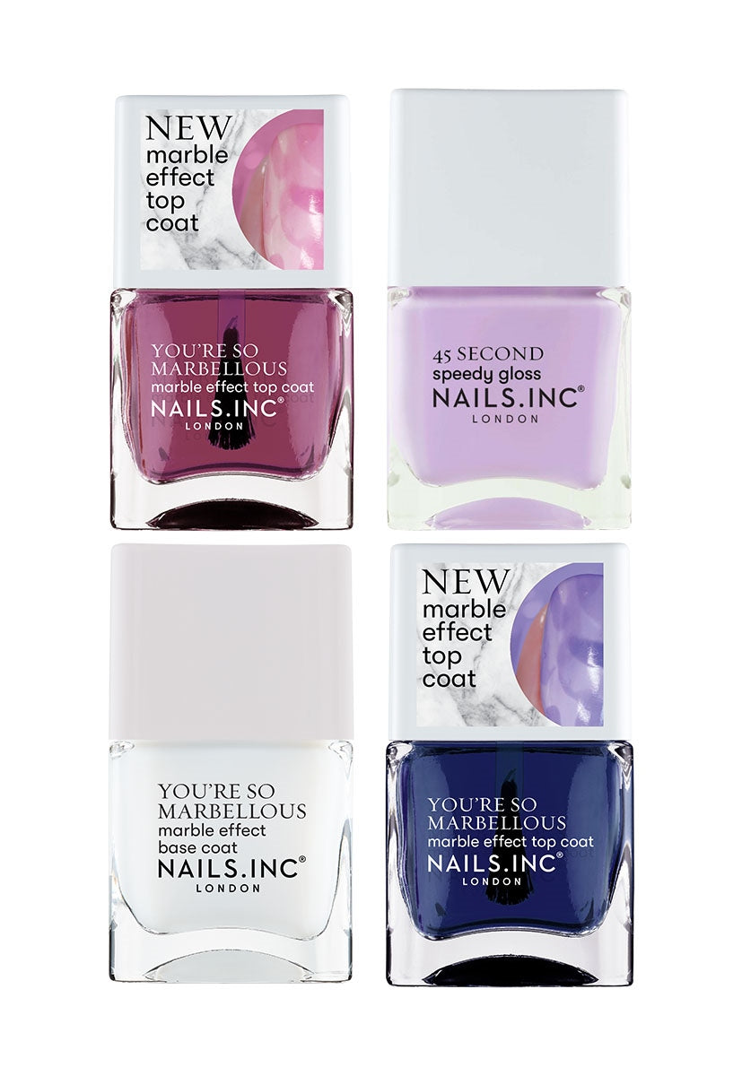 Marble Moment 4-Piece Nail Polish Set