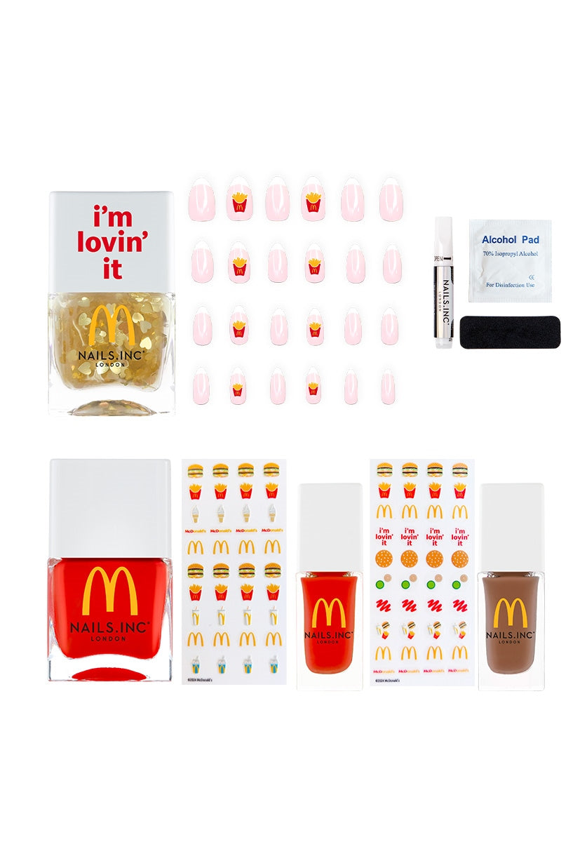 The Complete Nails.INC x McDonald’s 4-Piece Collection
