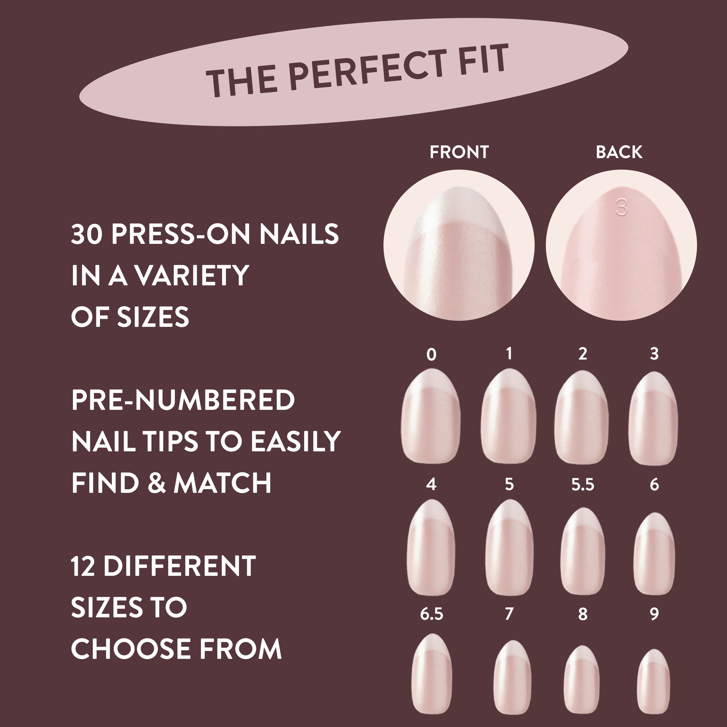 All Out Olivia Glaze French Tip Press-On Nails