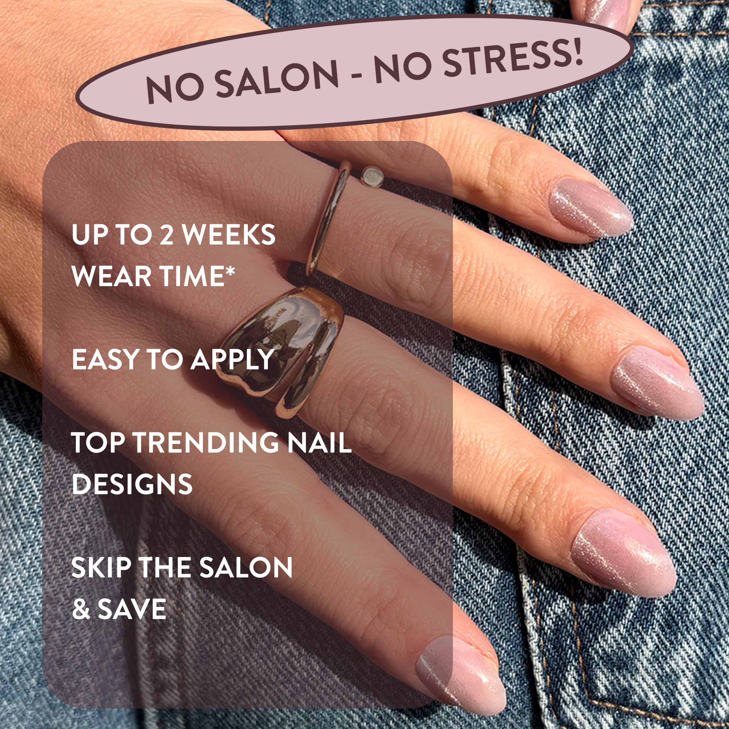 Kylie Coded Pink Cat-Eye Press-On Nails