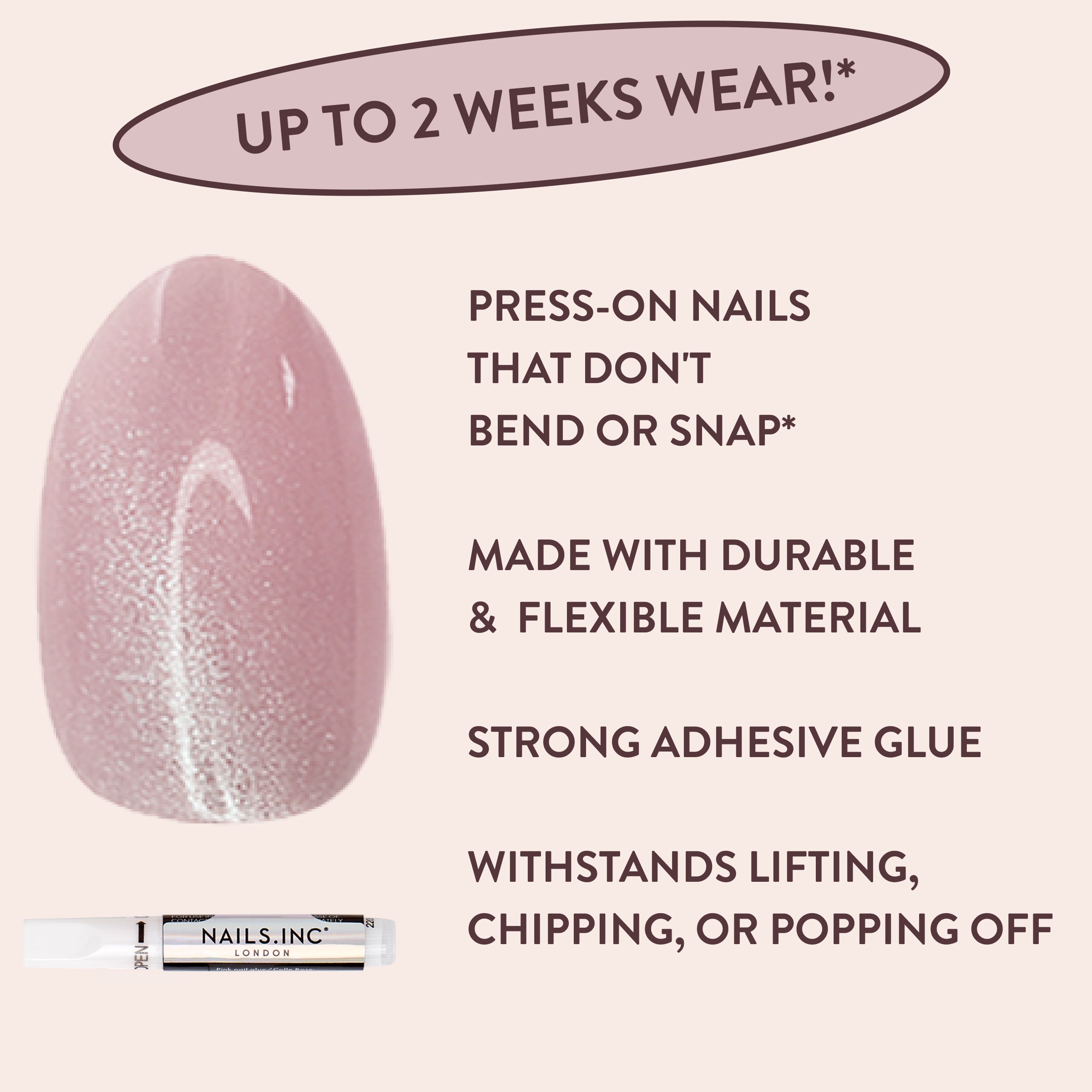 Kylie Coded Pink Cat-Eye Press-On Nails