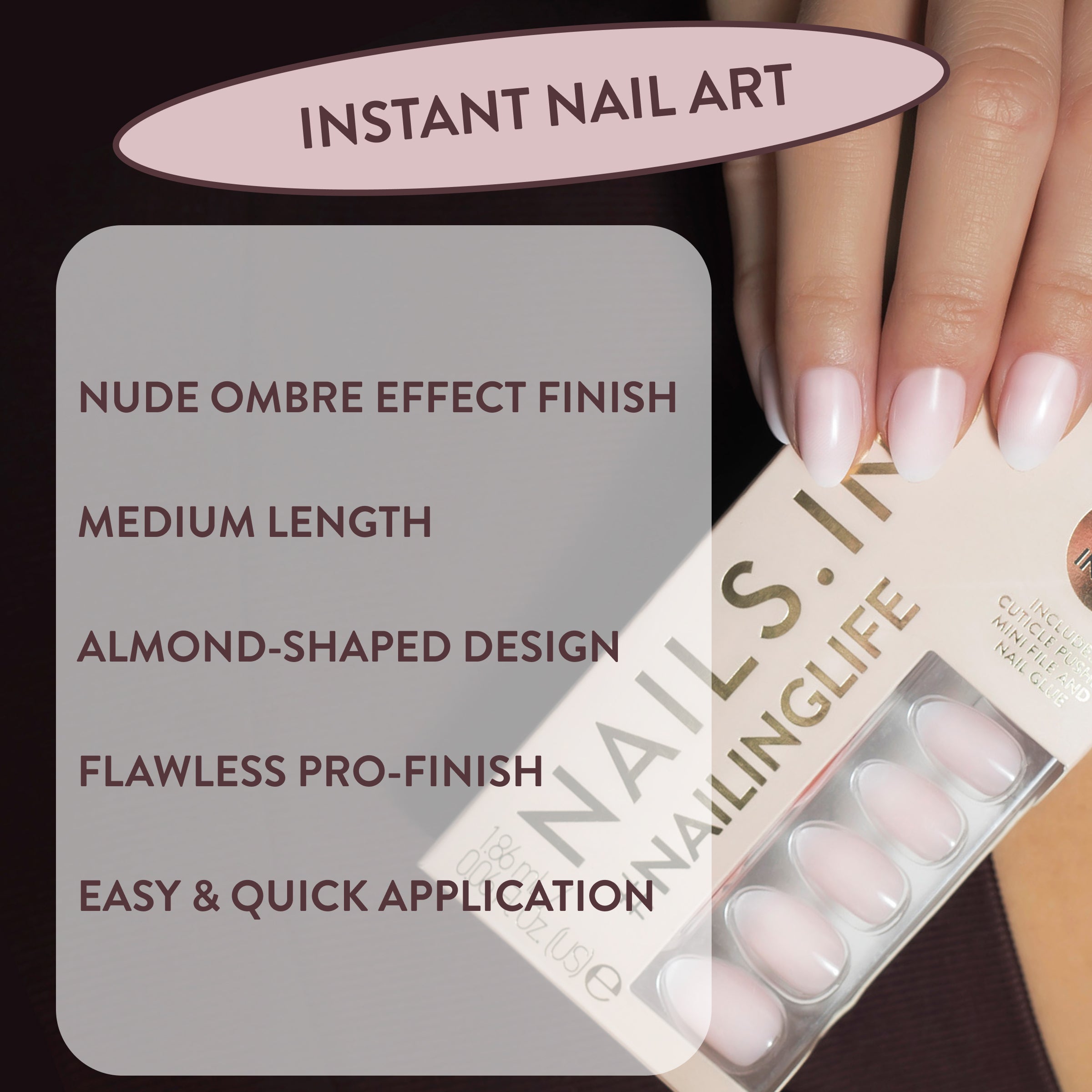 So Selena Nude Ombré Press-On Nails US