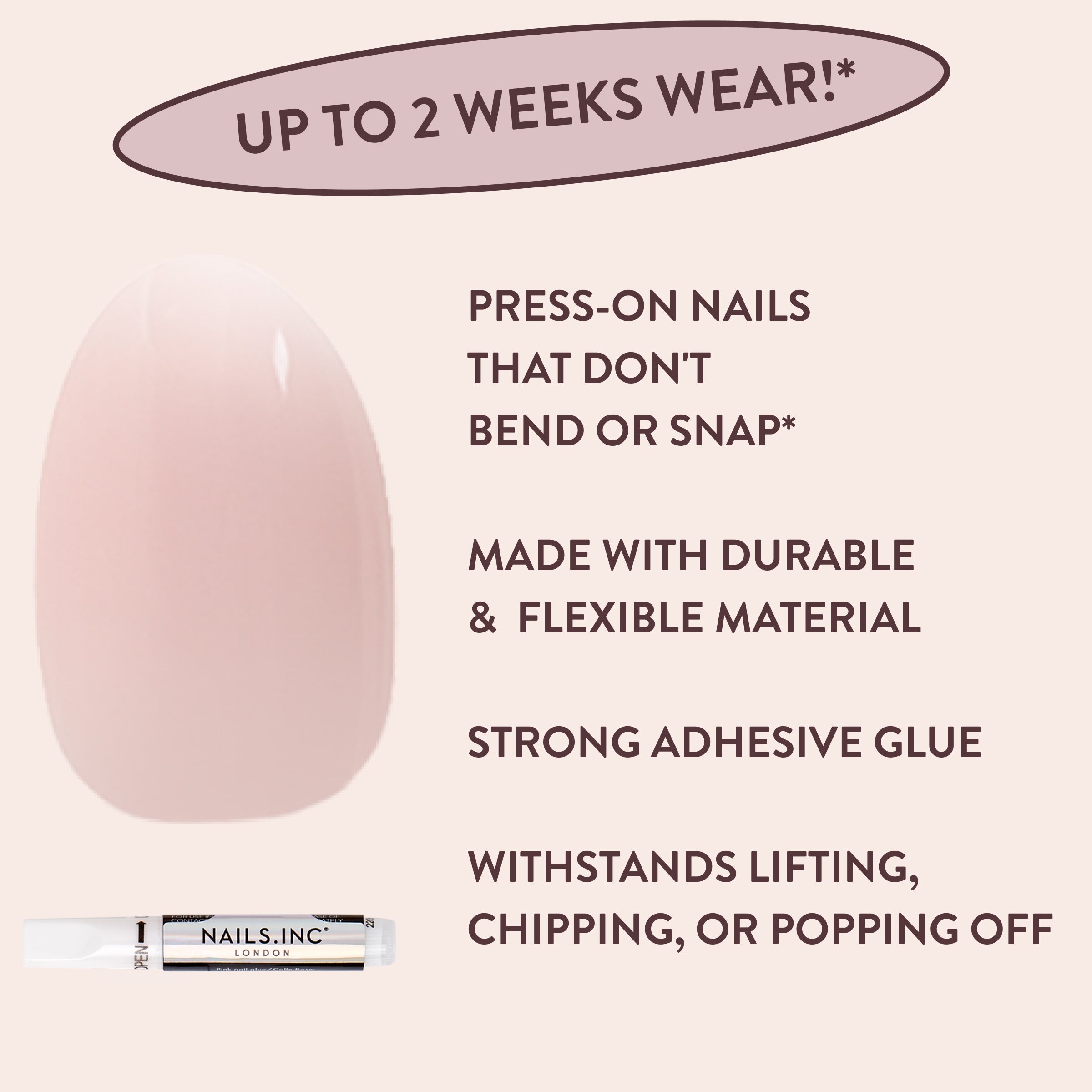 So Selena Nude Ombré Press-On Nails US