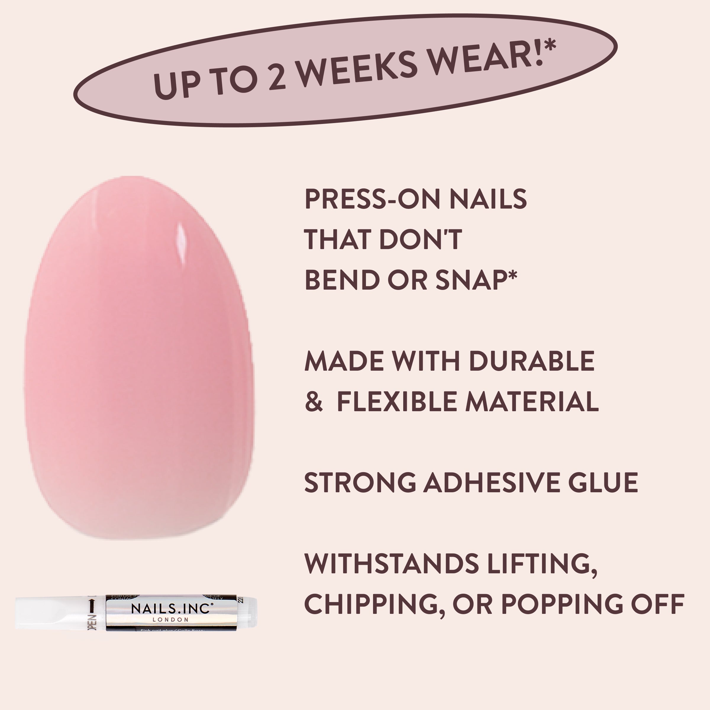 Totally Taylor Classic Pink Press-On Nails