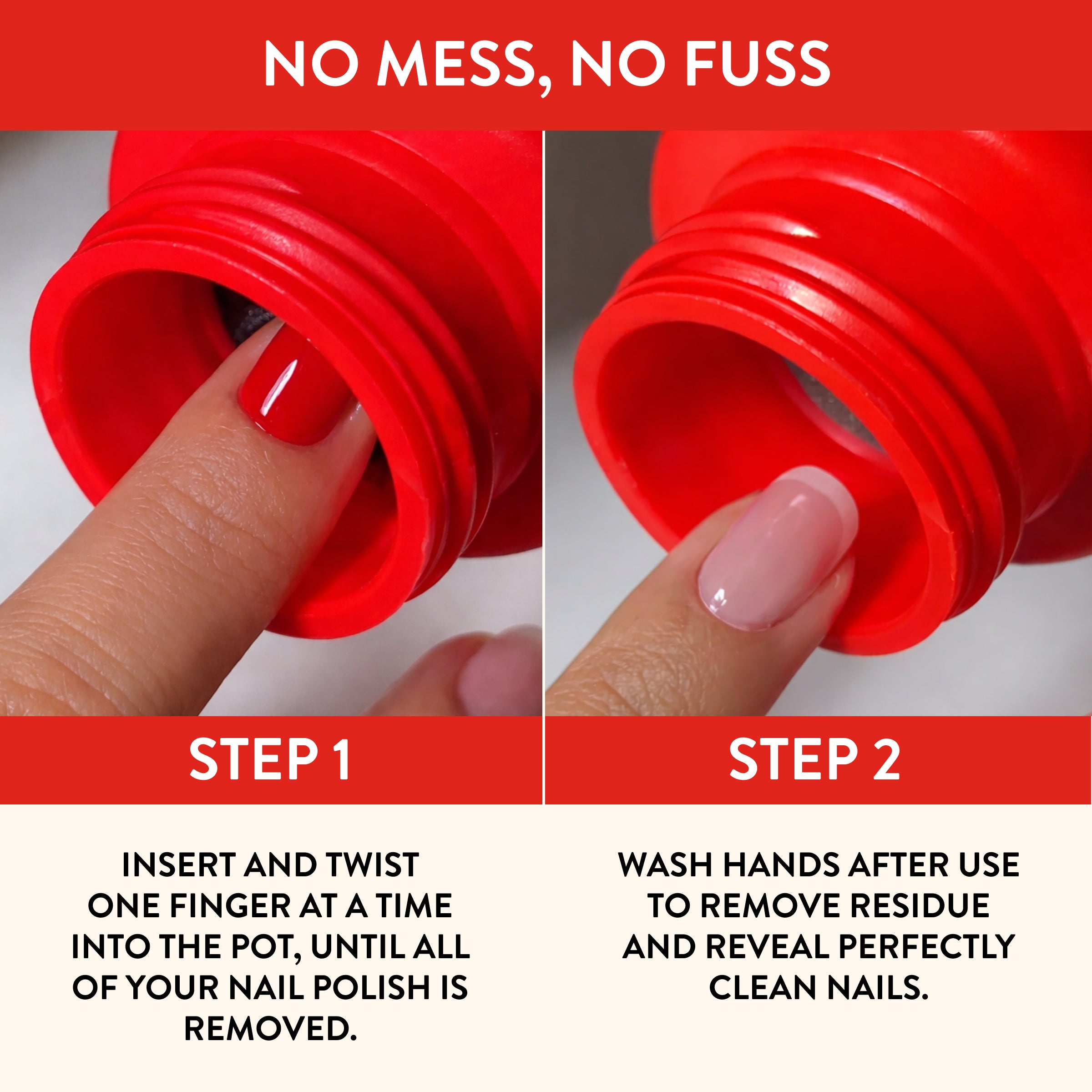 Berry Scented Rapid Nail Polish Remover Pot