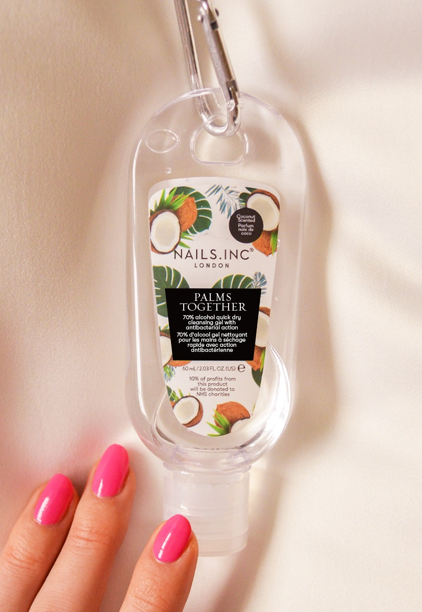 Palms Together Clipped Hand Gel Coconut Scent 60ml
