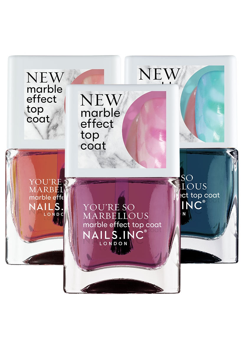 May The Quartz Be With You Marble Effect Nail Polish