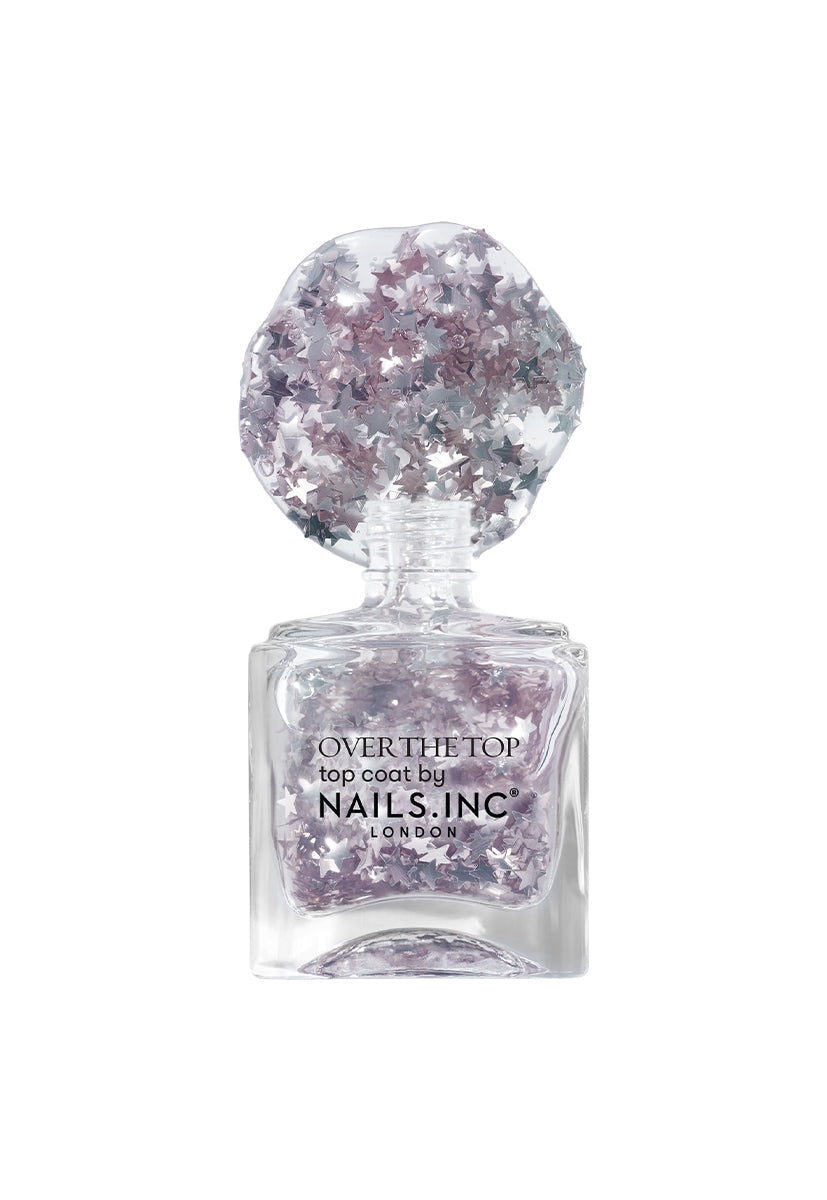 Showstopping In Spitalfields Star Confetti Topper Nail Polish
