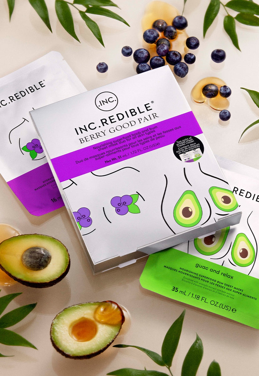 Berry Good Pair Nourishing Boob and Bum Mask Duo