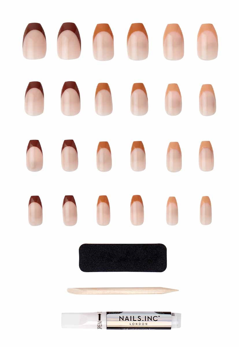 Tonal Tips Artificial Nails