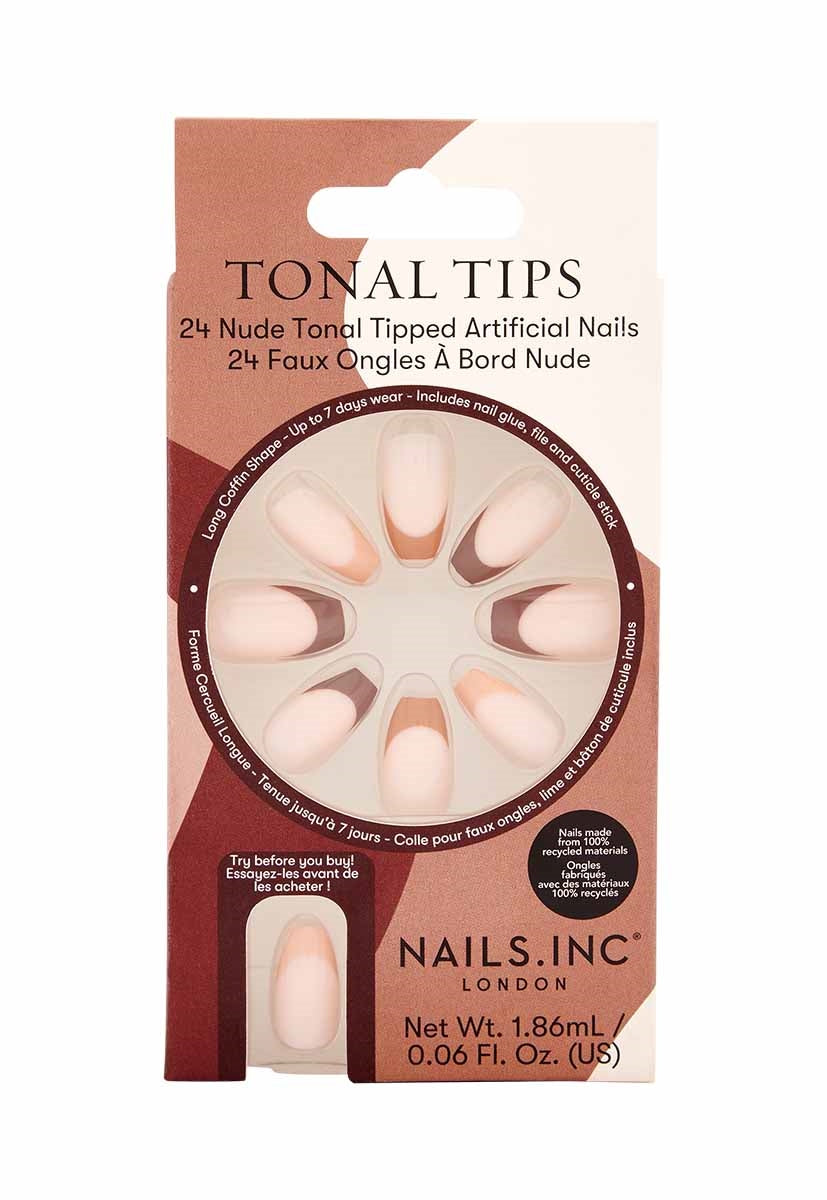 Tonal Tips Artificial Nails