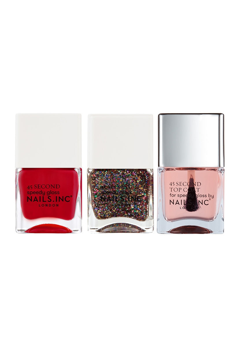 Speedy Sparkle 3 Piece Nail Polish Set