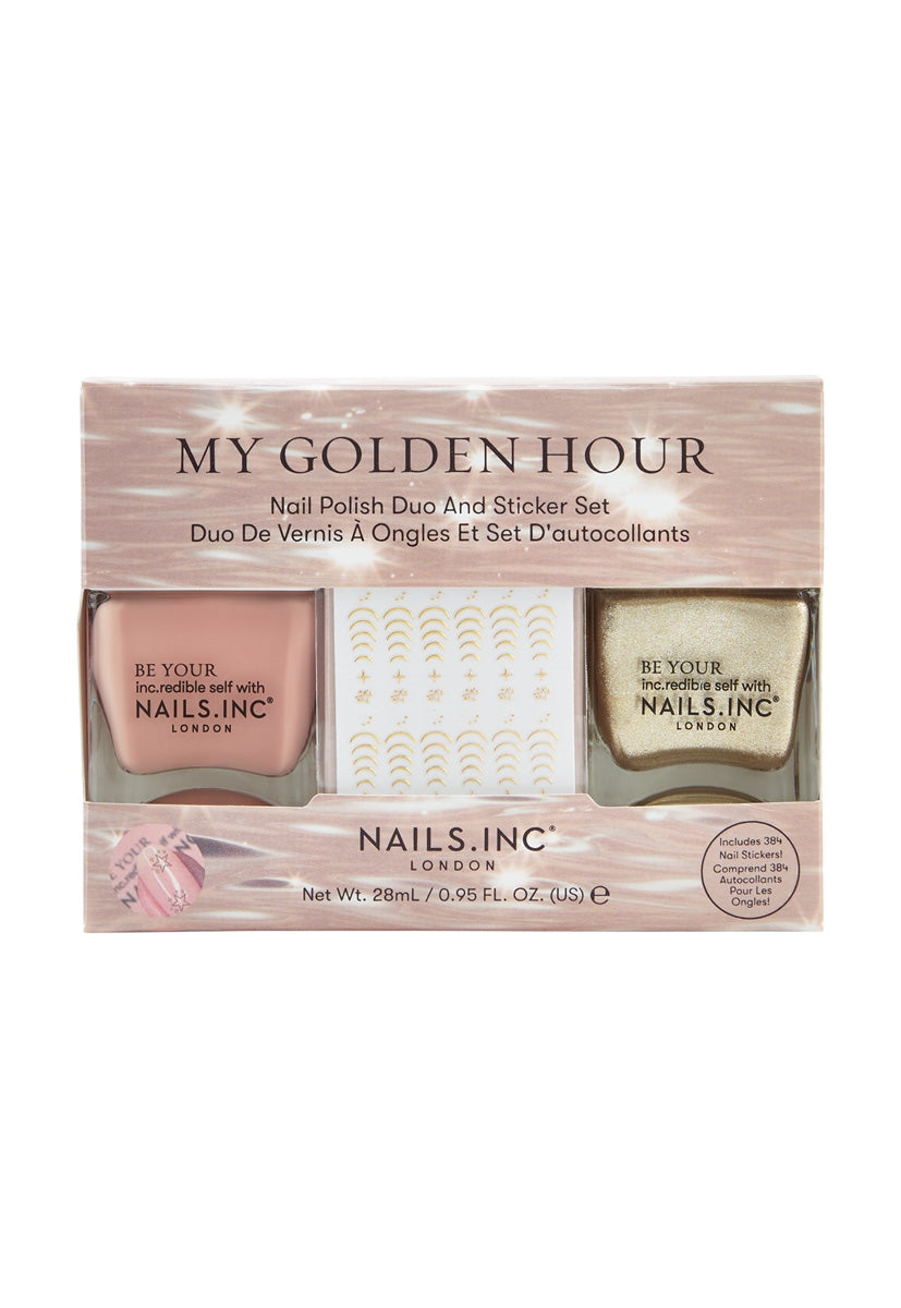 My Golden Hour Nail Polish Nail Stickers Duo