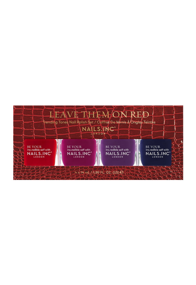 Leave Them On 4 Piece Nail Polish Set