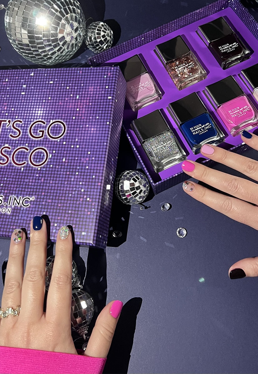 Let's Go Disco 7-Piece Nail Polish Set – Nails Inc London