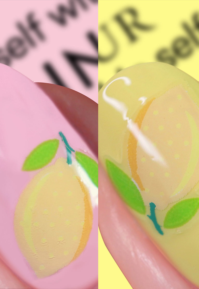 Live Your Zest Life Nail Polish and Top Coat Set