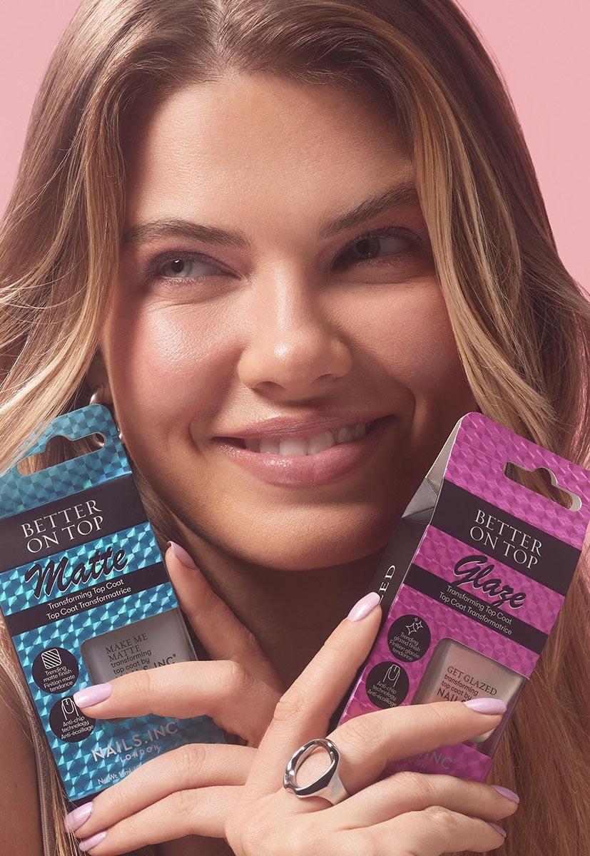 Better On Top Quick-Drying Top Coat - Glaze – Nails Inc London
