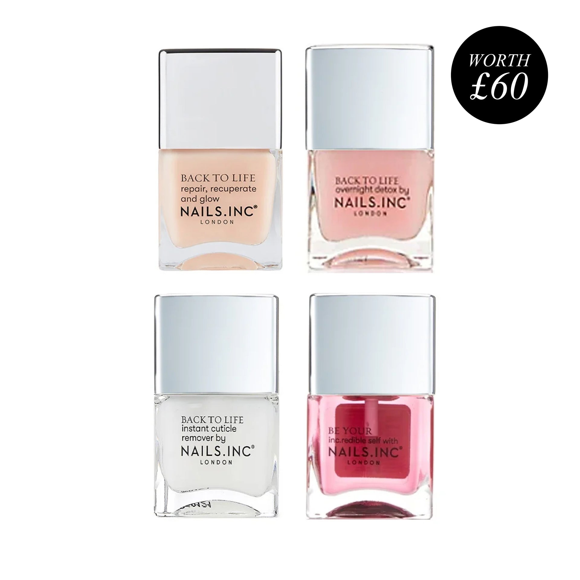 Back To Life 4 Piece Nail Treatment Set