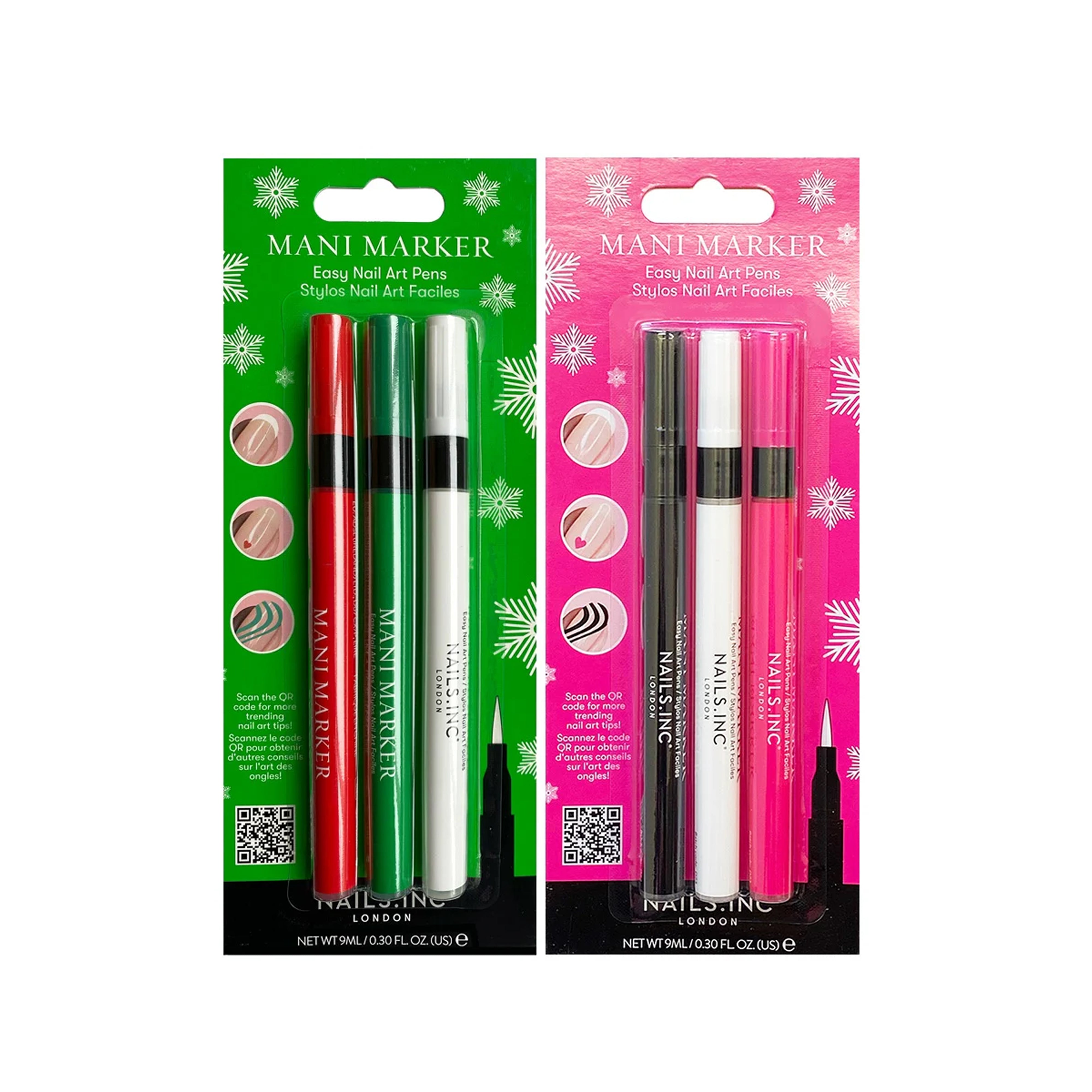 Holly Jolly Nail Art Mani Marker Set