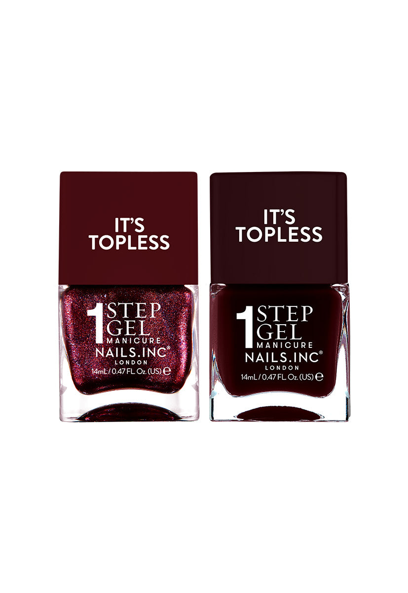 Cherry Noir Nail Polish Duo