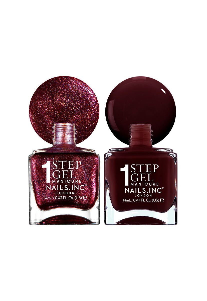 Cherry Noir Nail Polish Duo