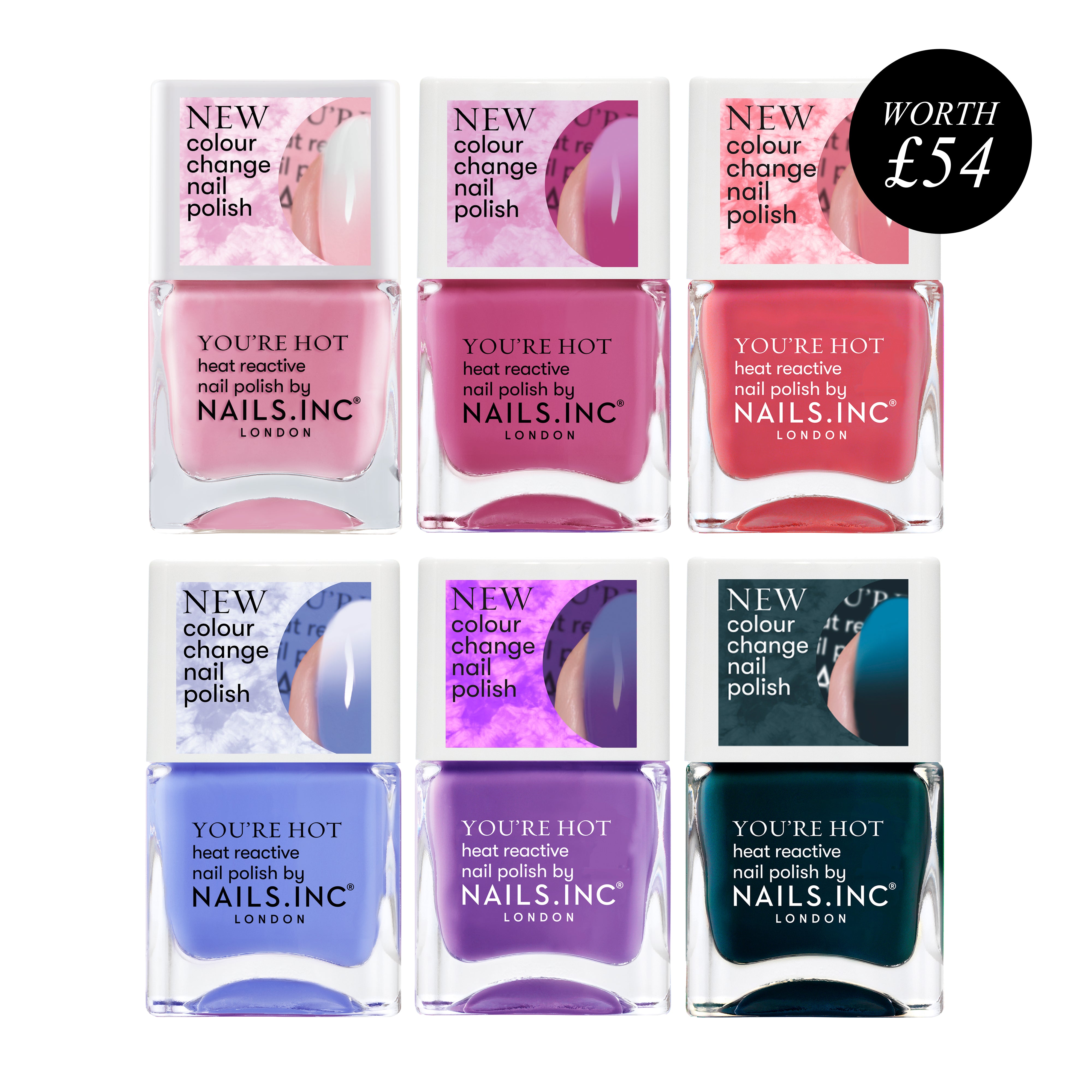 Shade Shifters 6-Piece Nail Polish Set – Nails Inc London