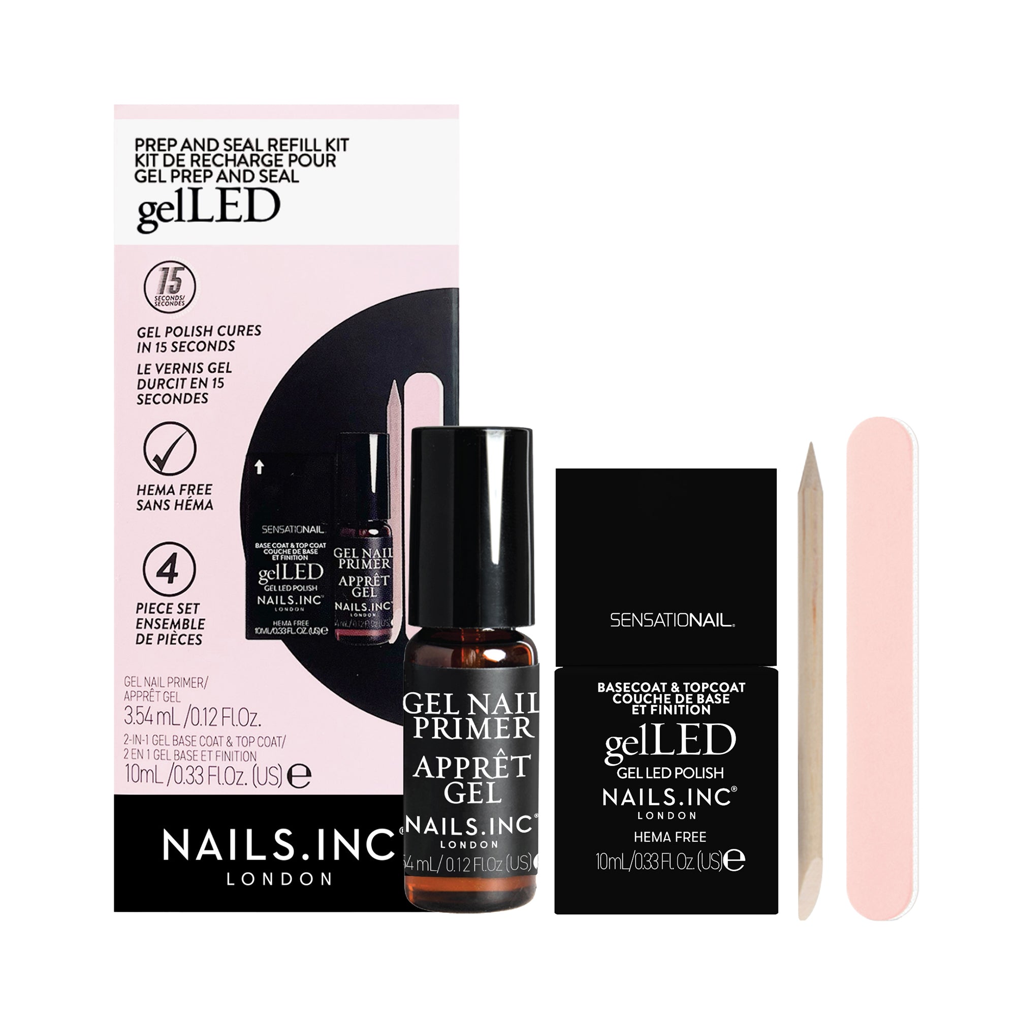 gelLED-Prep and Seal Gel Refill Kit