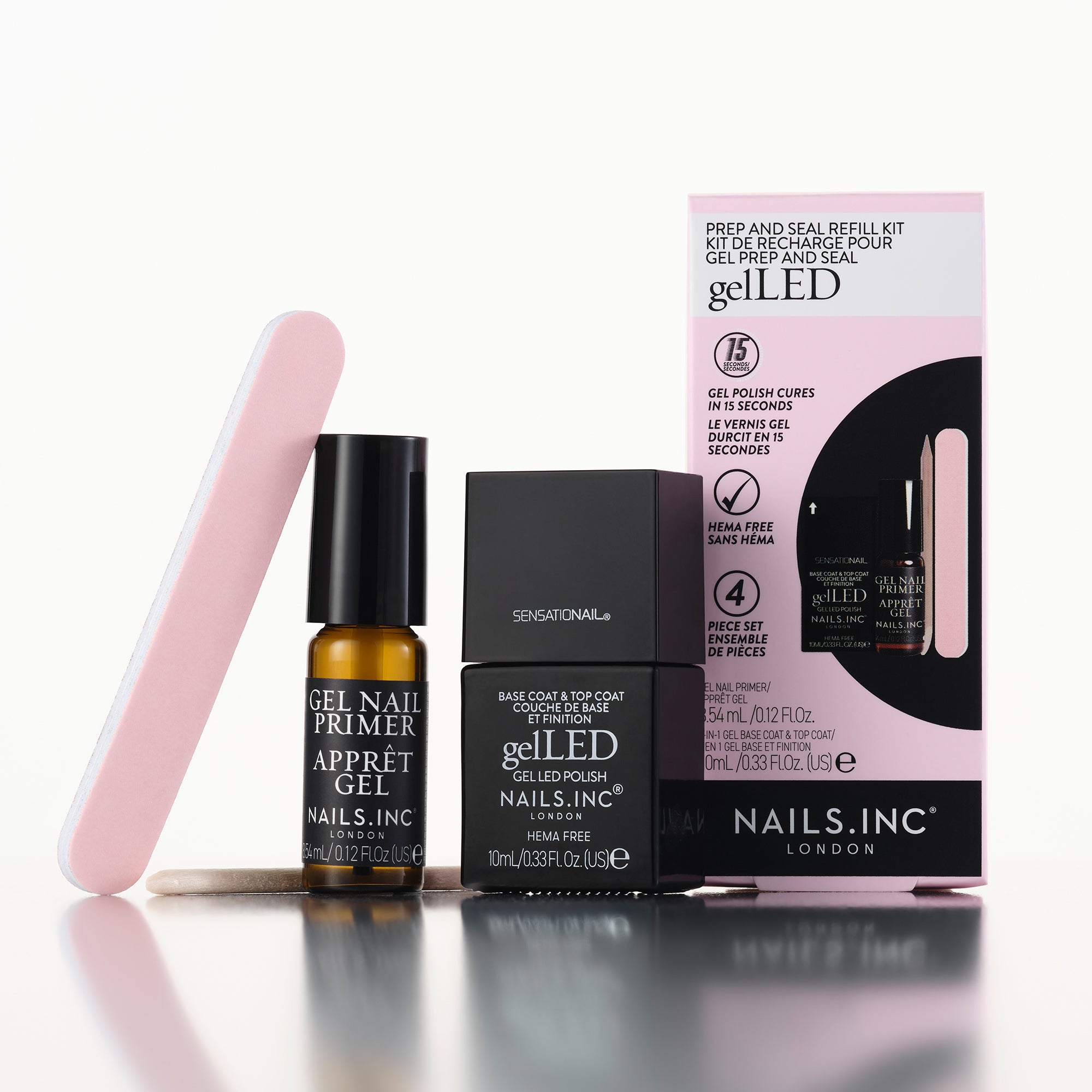 gelLED Prep and Seal Gel Refill Kit