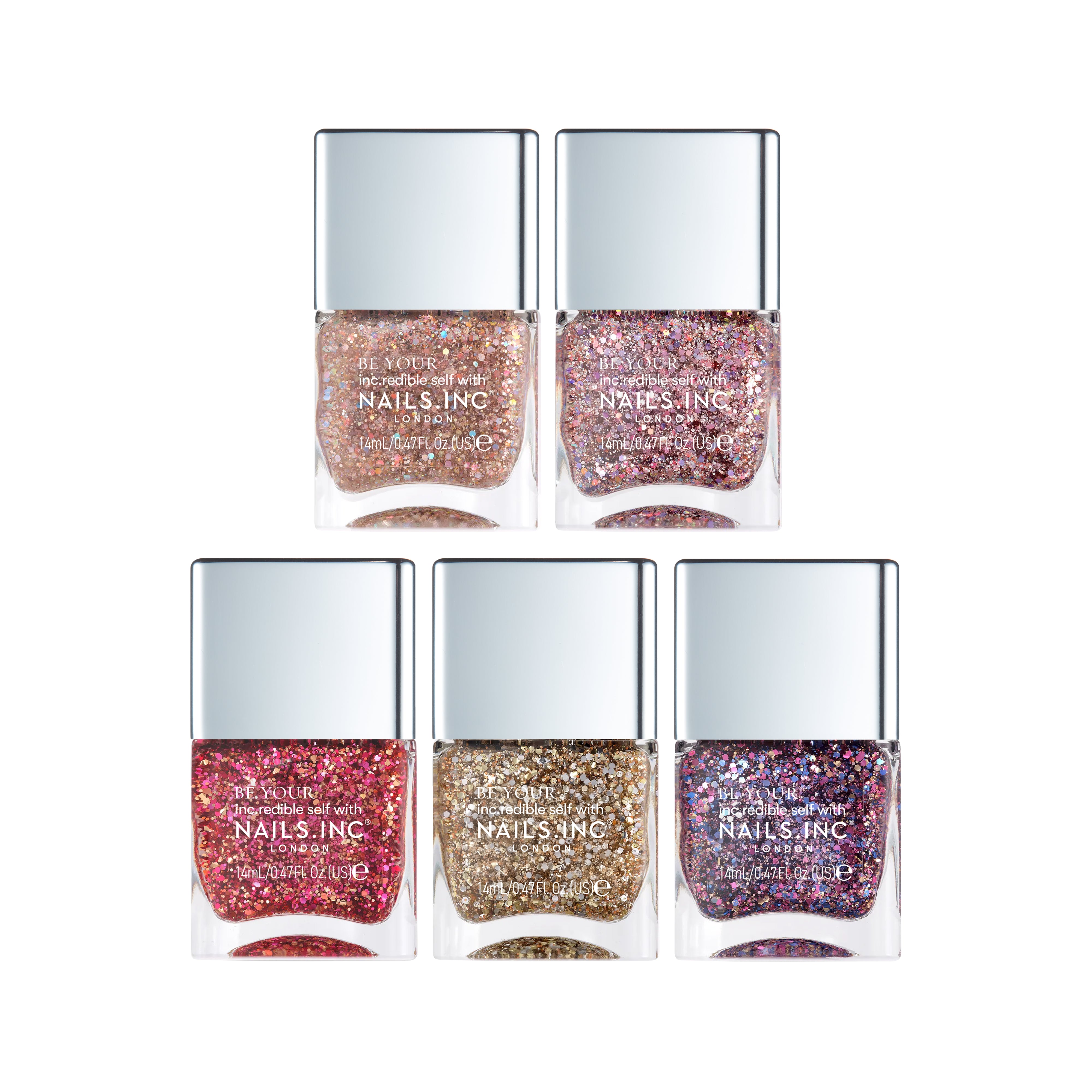 Super Sequins 5-Piece Nail Polish Set US