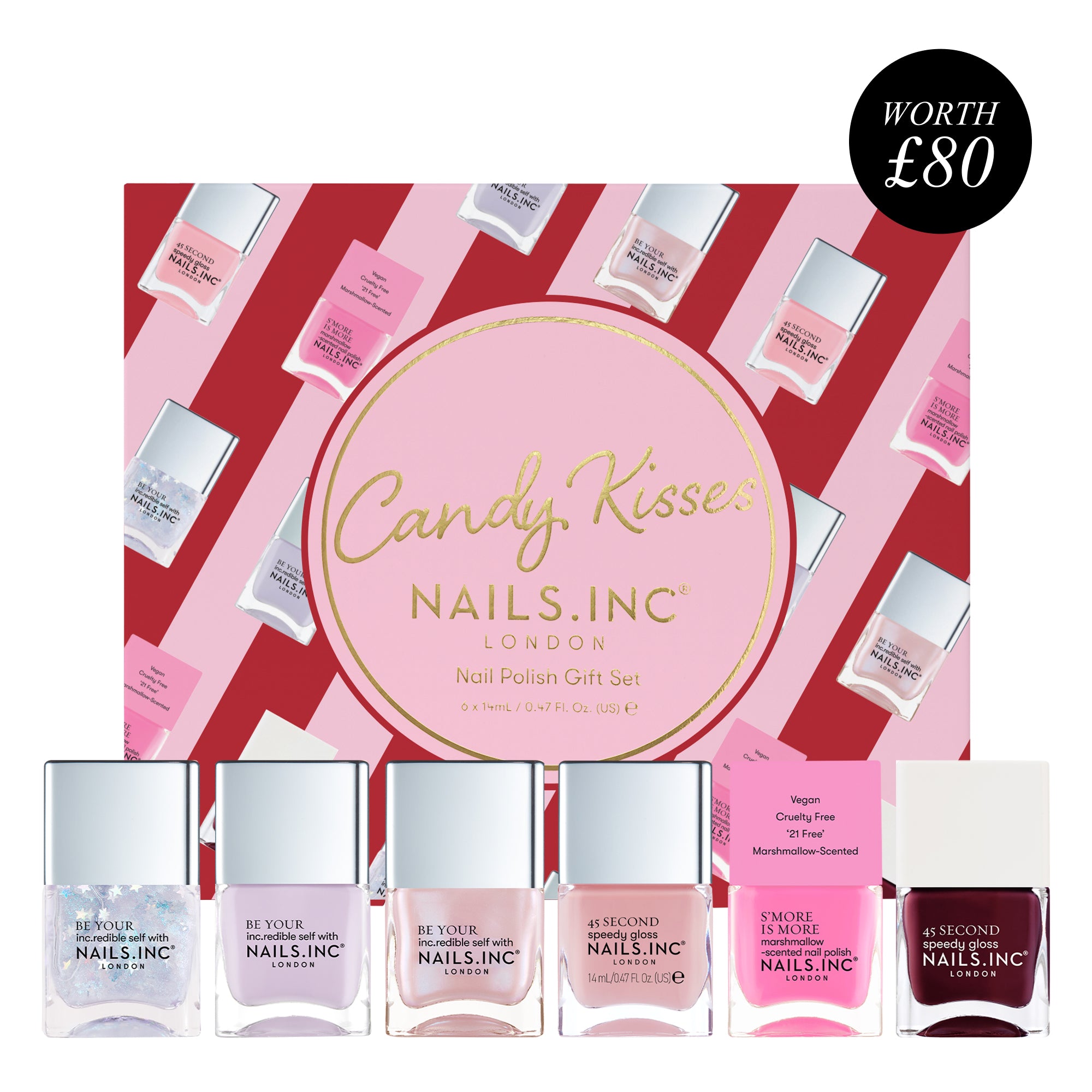 Candy Kisses 6-Piece Nail Polish Set