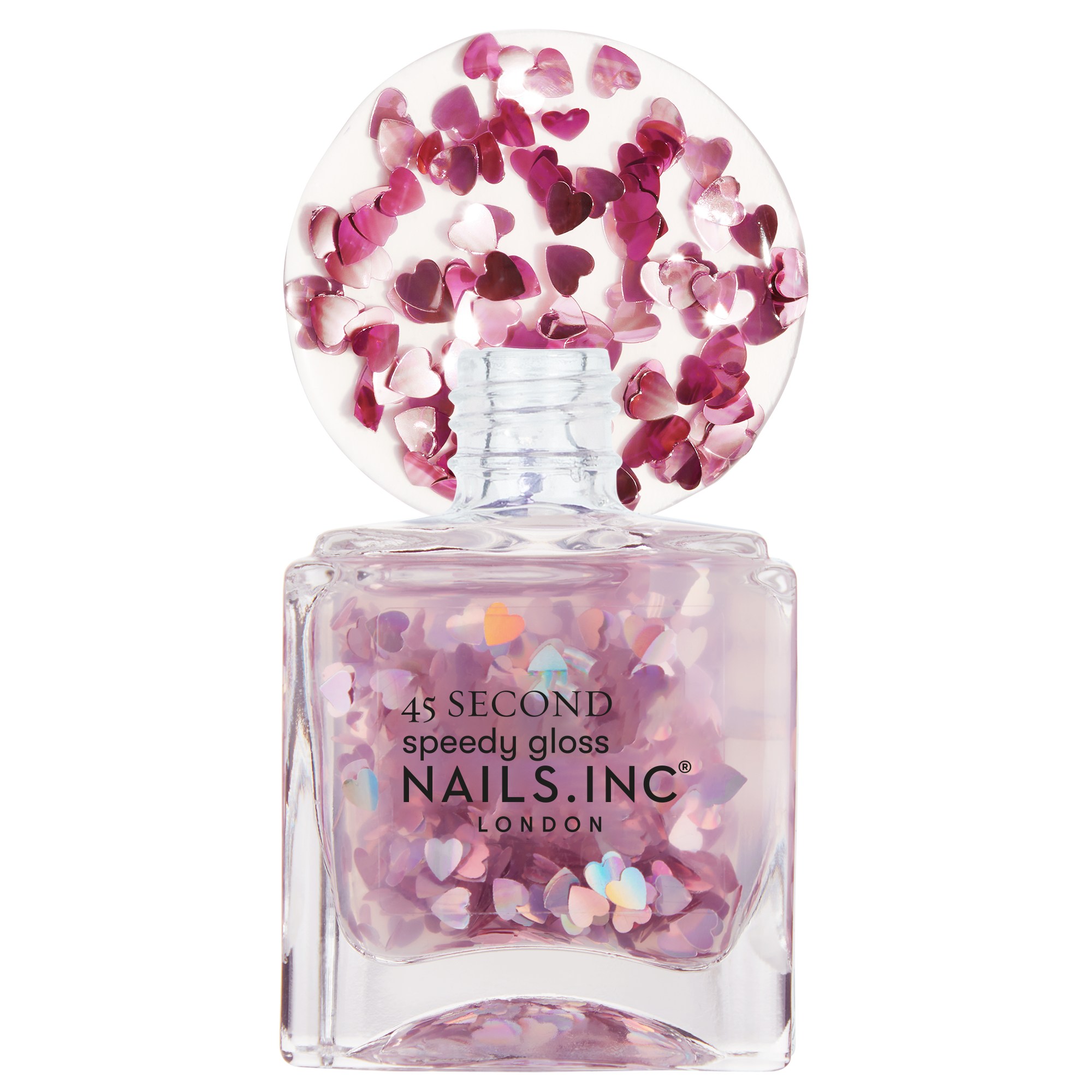 Margot Heart Topper - 45 Second Speedy Gloss Nail Polish US