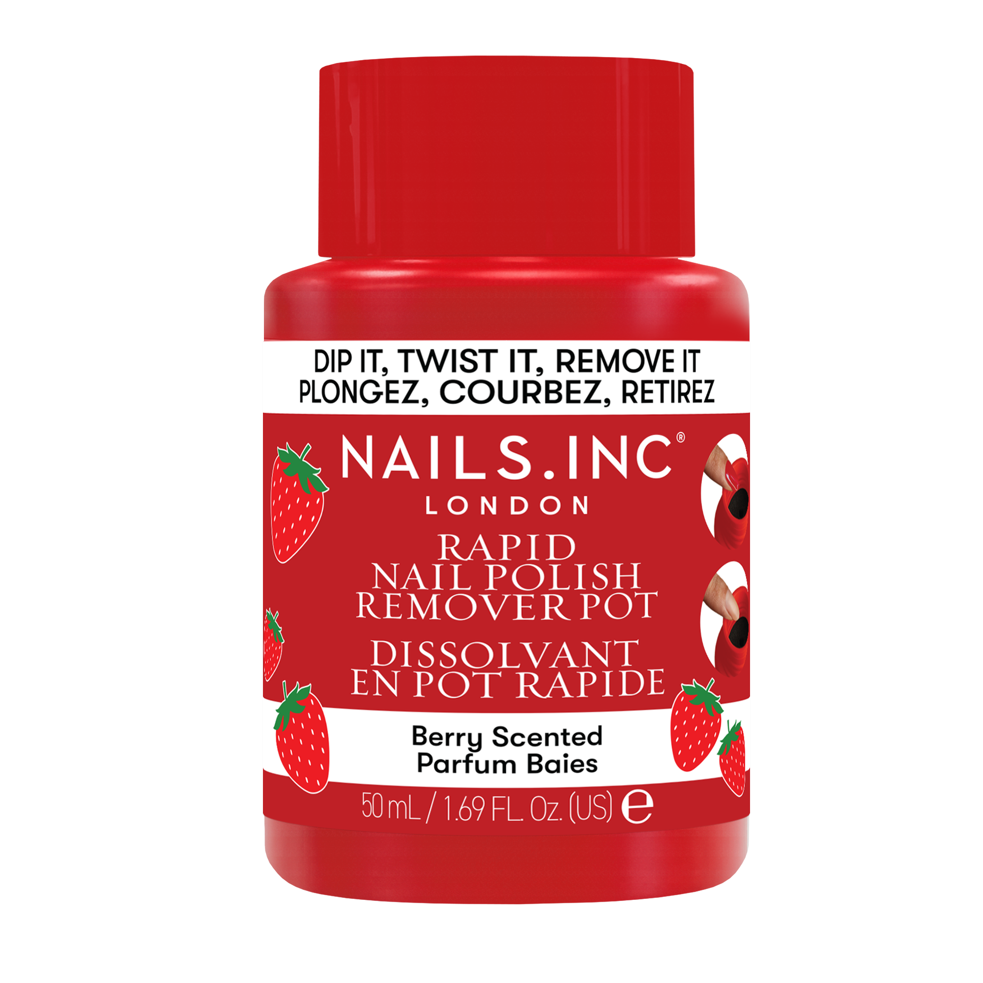 Berry Scented Rapid Nail Polish Remover Pot