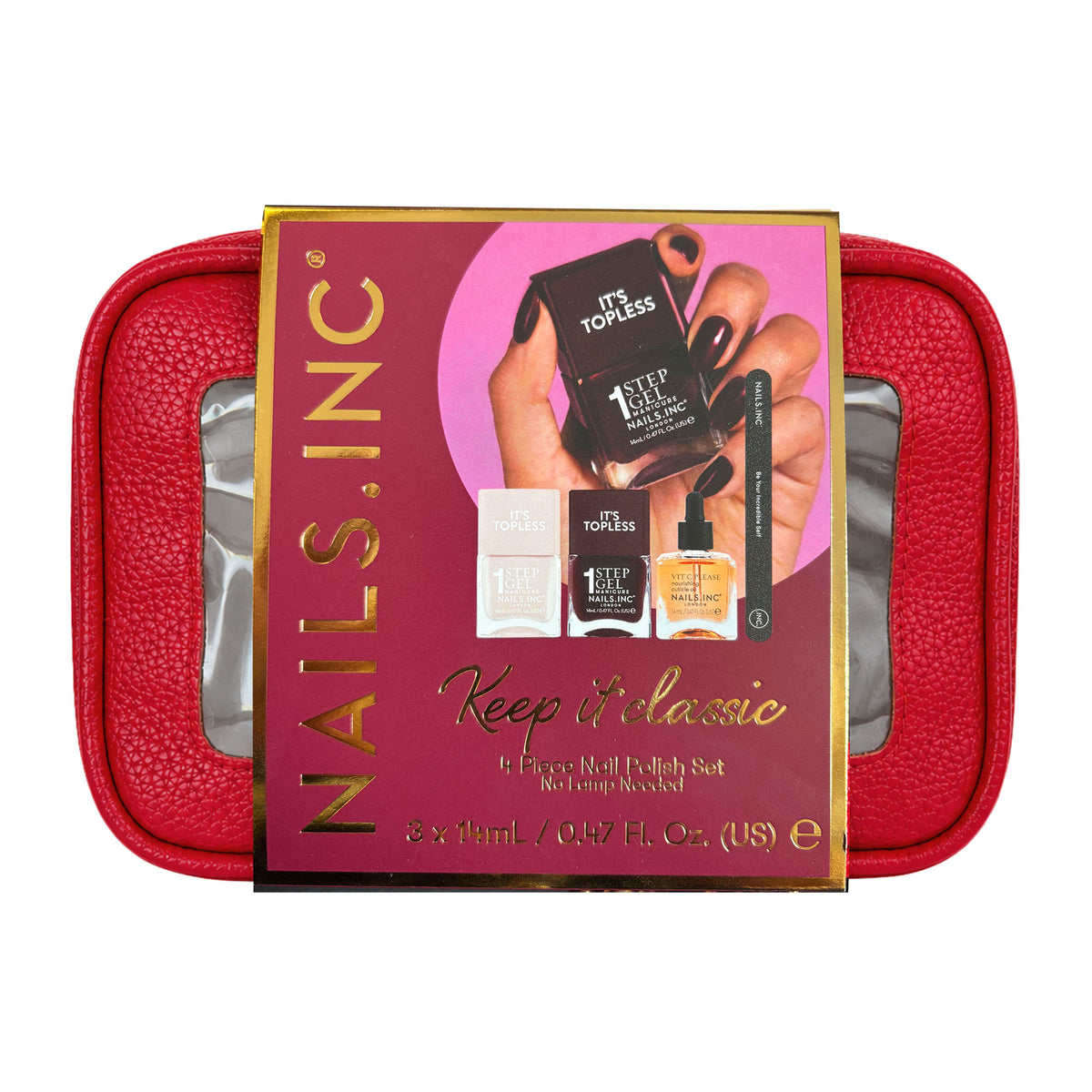 Keep It Classic Mani Set - 1-Step Gel It's Topless