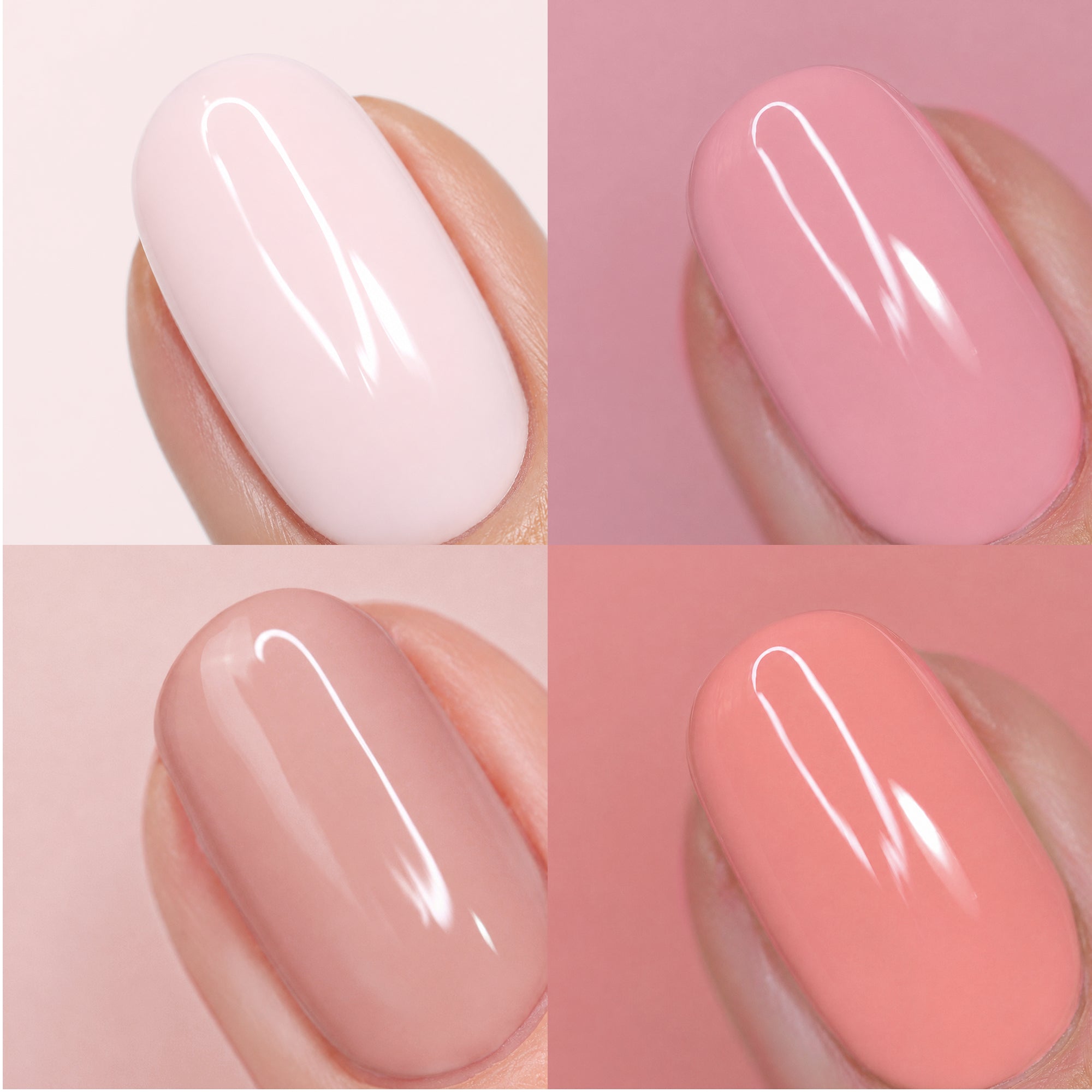 Glassy Glow Nail Polish Set - 45 Second Speedy Gloss